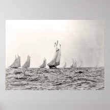 Schooners Race Posters