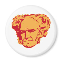 Schopenhauer Portrait Magnet