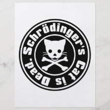 Schrödinger's Cat is Dead. Custom Flyer