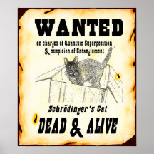 Schrodinger's Cat "Wanted" Poster