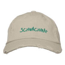 “Schwachmat” Embroidered Hat Template