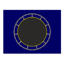 schwarze Sonne black sun Postkarte