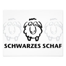 schwarzes schaf custom announcement