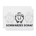 schwarzes schaf custom announcement