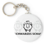 schwarzes schaf keychains