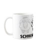 schwarzes schaf mug