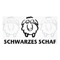 schwarzes schaf photo card