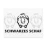 schwarzes schaf postcard
