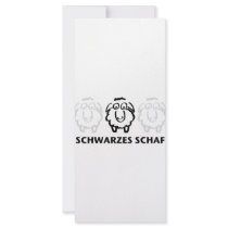 schwarzes schaf customized rack card
