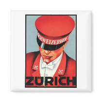 Schweizerhof Zurich Refrigerator Magnets
