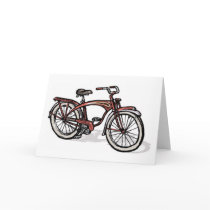 Schwinn Red Phantom Bicycle Cards