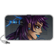 Sci-Fi Anime Girl Notebook Speaker