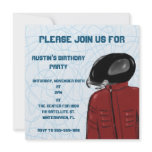 Sci-Fi Antman Kids Customisable Party Invitation