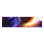 Sci-Fi Space Scene Bumper Stickers