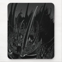 Sci-Fi Steel Fractal Mouse Pads