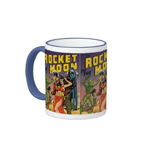 Sci Fi Vintage Comic Book Cover Art zazzle_mug