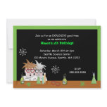 Science Birthday Party Invitation