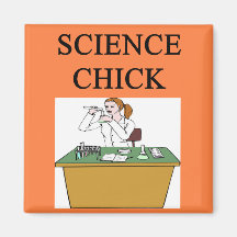 SCIENCE CHICk Fridge Magnets