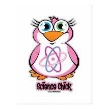 Science Chick Post Cards