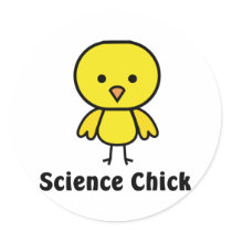 Science Chick Sticker