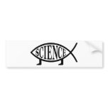 Science Fish bumper stickers