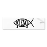 Science Fish bumper stickers