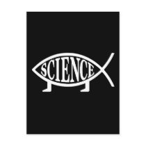 Science Fish Postcard