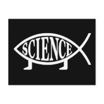 Science Fish Post Card