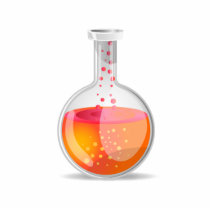 Science Flask Acrylic Cut Out