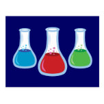 Science Flasks Post Card