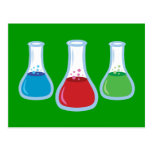 Science Flasks Post Cards