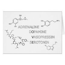 Science Geek Chemical Structure of Love Card