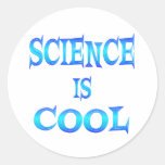Science is Cool Round Sticker
