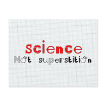 Science Not Superstition Post Cards