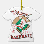 science of baseball molecular graphic christmas tree ornaments