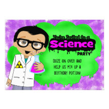 Science Party Invitation