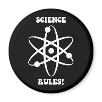 science rules refrigerator magnet