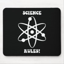science rules mouse pad