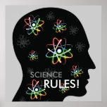 SCIENCE RULES! - unique Poster