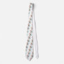 Science technicolor neck ties