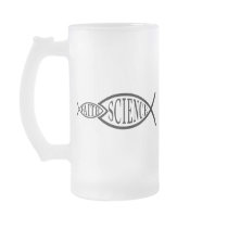 Science Trumps Faith Fish Coffee Mugs