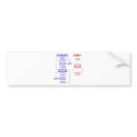 Science vs Faith bumper stickers