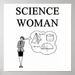 SCIENCE WOMAN posters