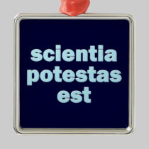 scientia potestas est Wissen ist Macht ornaments