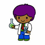Scientist Boy photo sculptures