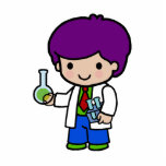 Scientist Boy photo sculptures