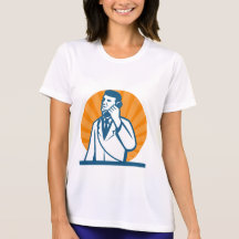 Scientist Researcher Lab Technician Telephone T Shirt