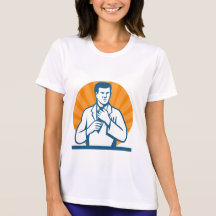 Scientist Researcher Lab Technician Tie Tshirts