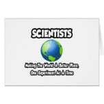 Scientists...Making the World a Better Place cards