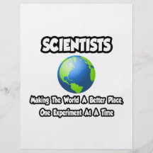 Scientists...Making the World a Better Place Full Colour Flyer